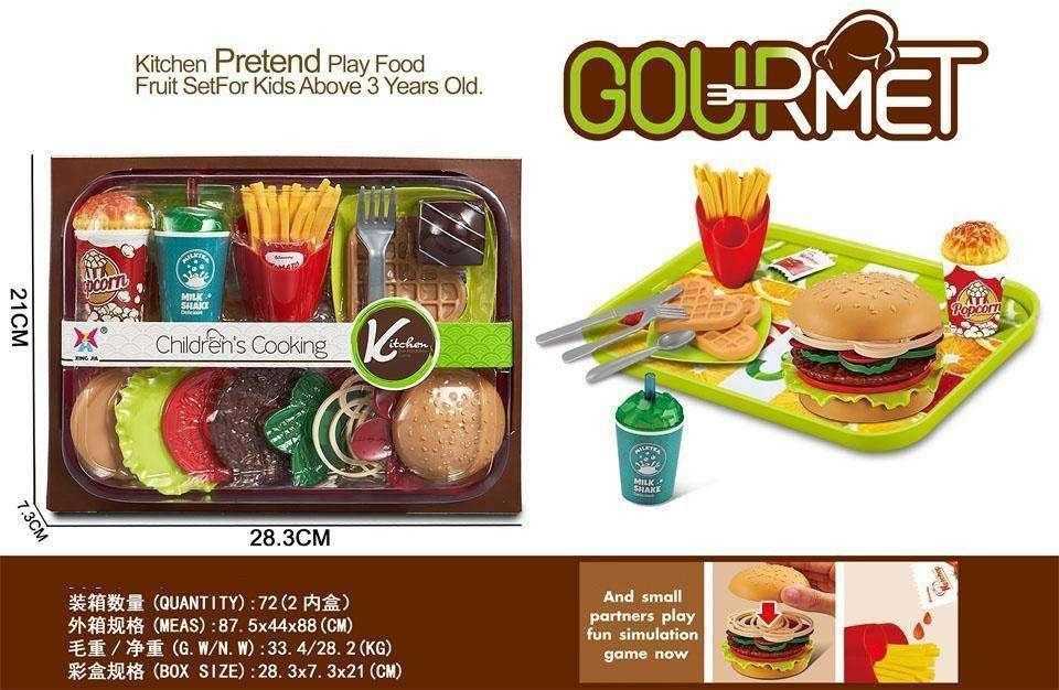 Σετ Fast Food DIY με αξεσουάρ - XJ372 - 215227