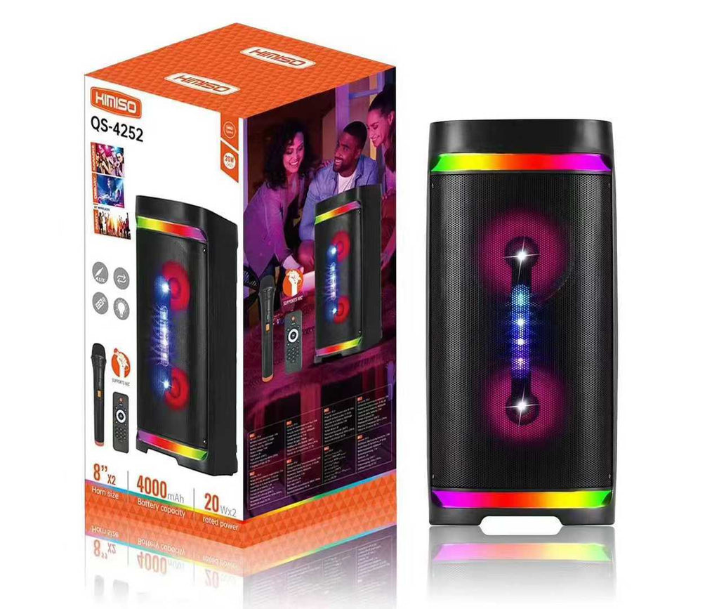 Φορητό ηχείο subwoofer με μικρόφωνο Karaoke - QS-4252 - 260462 ΕΙΔΗ ΤΕΧΝΟΛΟΓΙΑΣ>Ραδιόφωνα & Ηχεία>Φορητά subwoofer