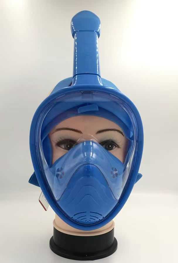 Μάσκα θαλάσσης Full Face με αναπνευστήρα - F-117A - 127122 - Blue