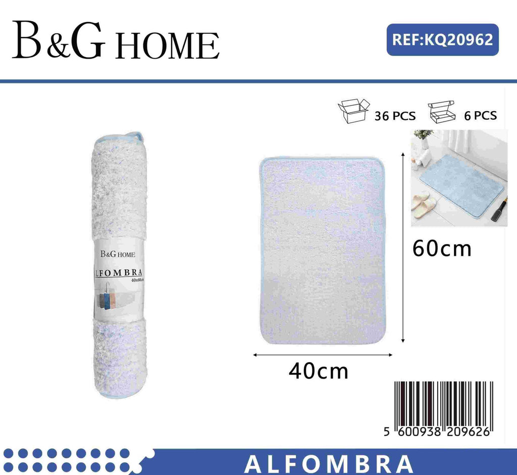 Πατάκι μπάνιου - M0842 - 40x60cm - Light Blue - 20962