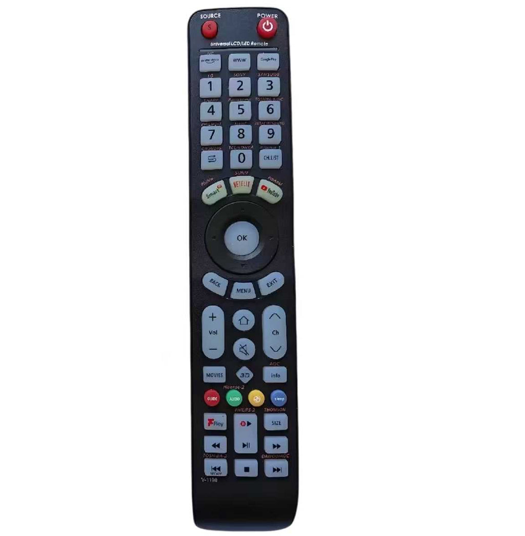 Τηλεχειριστήριο τηλεόρασης - Universal - V1190 - 011901