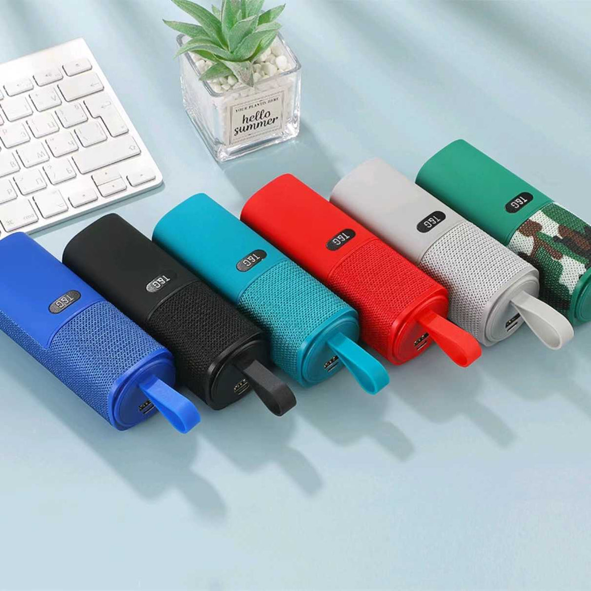 Ασύρματο ηχείο Bluetooth με σετ ακουστικών - TG807 - 883815 - Blue