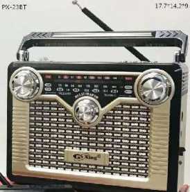 Επαναφορτιζόμενο ραδιόφωνο Retro - PX-23BT - 830142