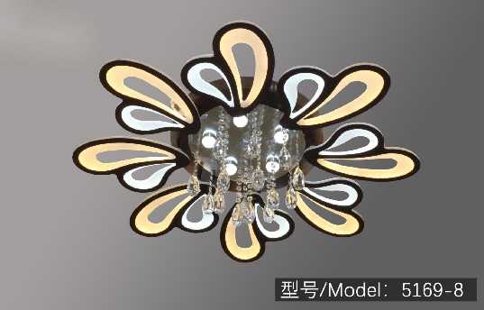 Φωτιστικό οροφής LED - Πλαφονιέρα με Dimmer - 5169-8BK - 943826 ΦΩΤΙΣΜΟΣ & ΕΝΕΡΓΕΙΑ>Είδη φωτισμού & αναλώσιμα>Φωτιστικά οροφής & τοίχου
