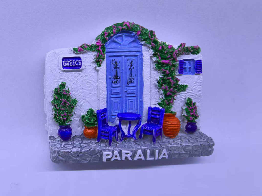 Τουριστικό μαγνητάκι Souvenir - Σετ 12pcs - Paralia - 678422