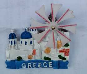 Tουριστικό μαγνητάκι Souvenir - Σετ 12pcs - Resin Magnet - Greece - 678210