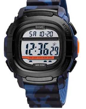 Ψηφιακό ρολόι χειρός - Skmei - 1657 - Army Blue