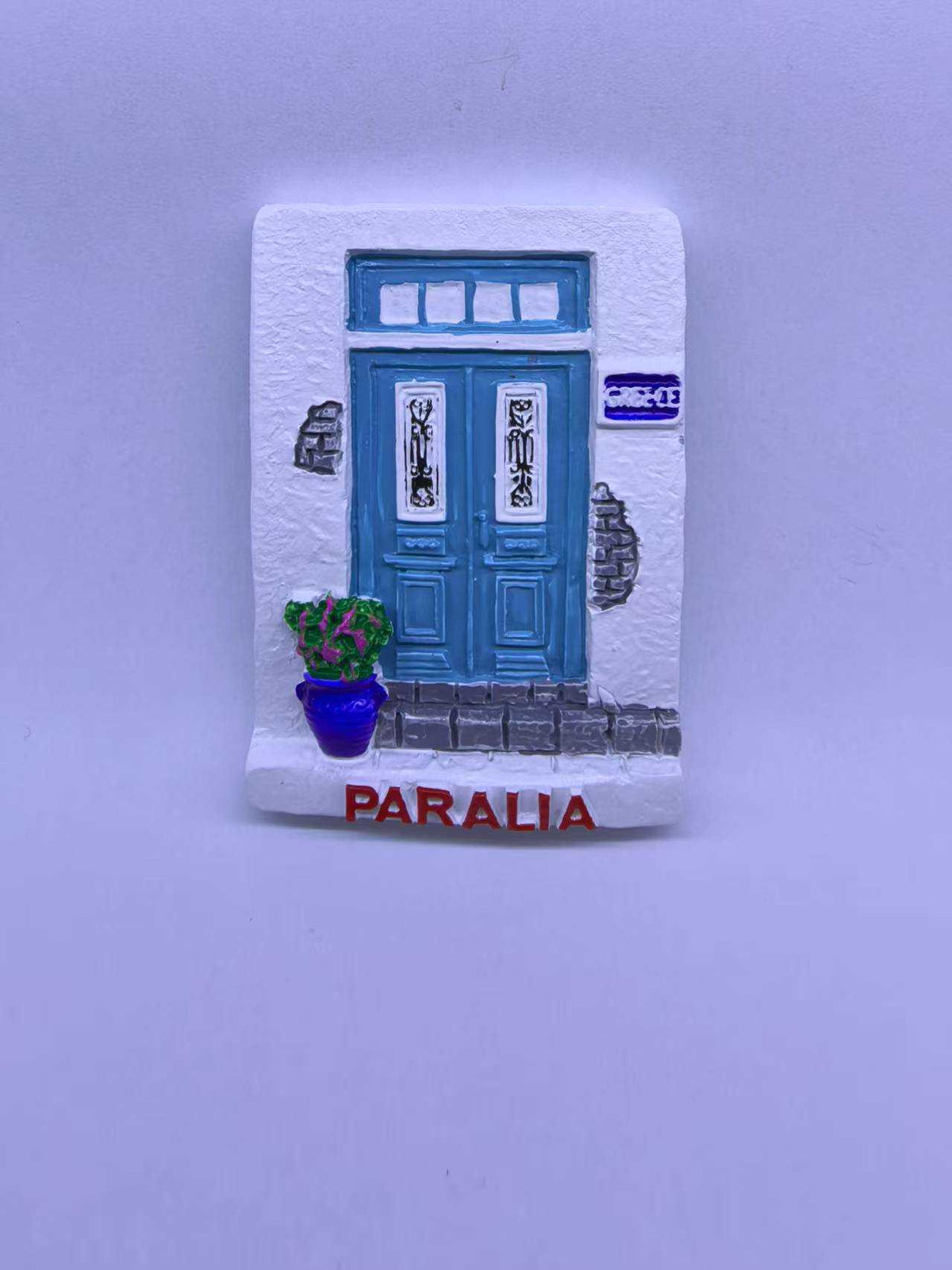 Τουριστικό μαγνητάκι Souvenir - Σετ 12pcs - Paralia - 678428