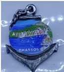 Tουριστικό μαγνητάκι Souvenir - Σετ 12pcs - Resin Magnet - Thassos - 678122
