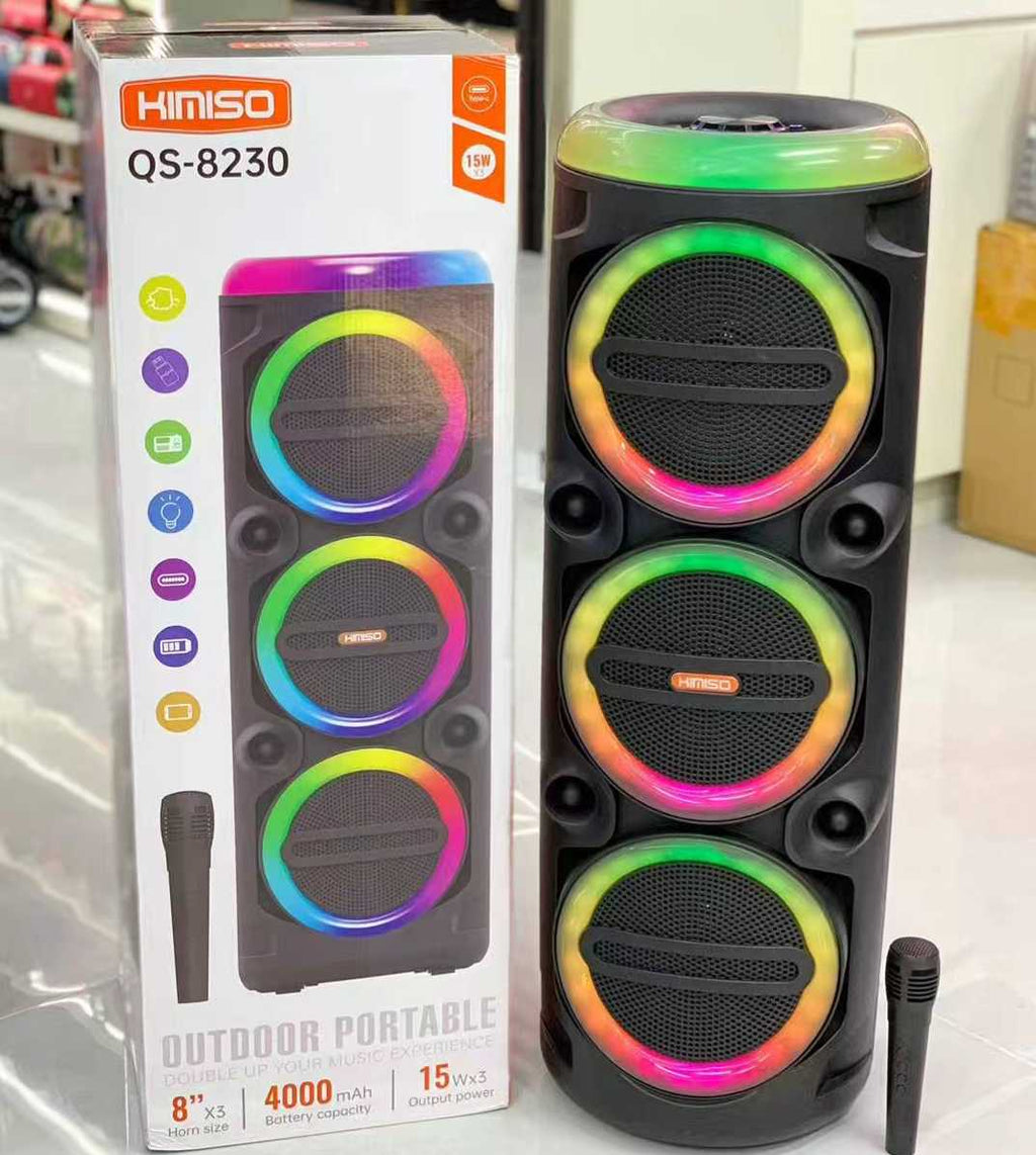 Φορητό ηχείο subwoofer με μικρόφωνο Karaoke - QS-8230 - 260394 ΕΙΔΗ ΤΕΧΝΟΛΟΓΙΑΣ>Ραδιόφωνα & Ηχεία>Φορητά subwoofer