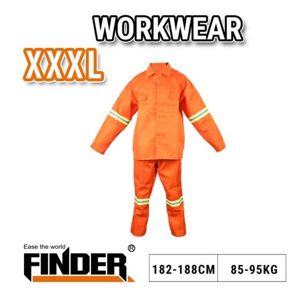 Φόρμα εργασίας με ανακλαστικά - No.3XL - 85-95kg - Finder - 198585