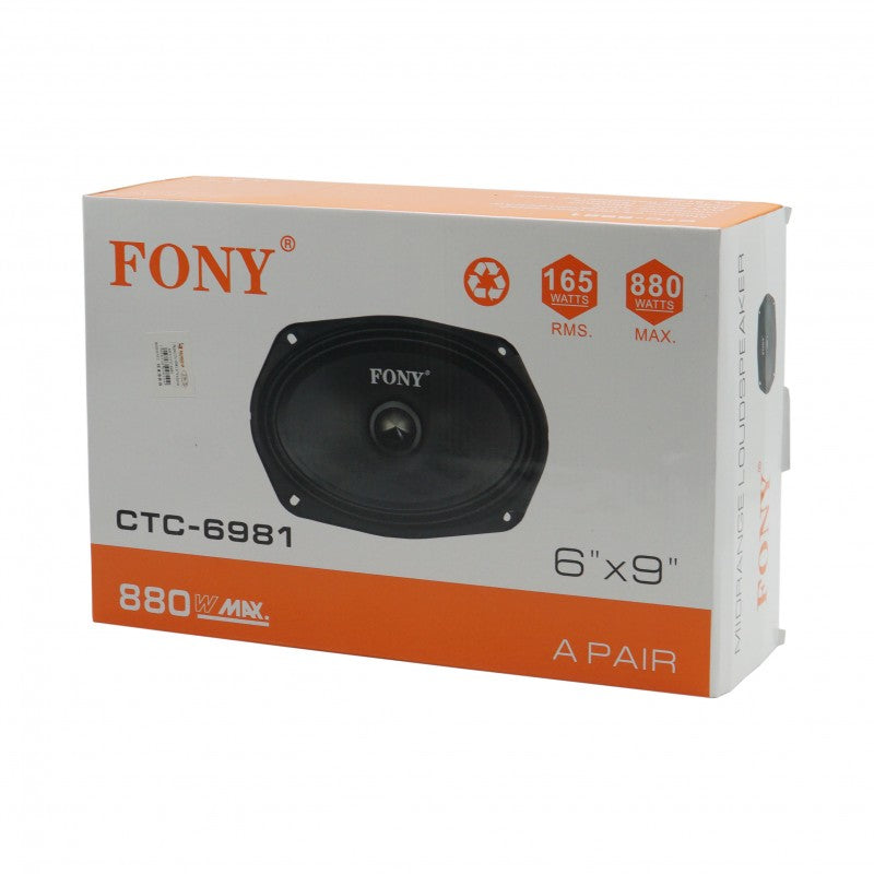 ΣΕΤ ΗΧΕΙΑ FONY 6''x9'' CTC-6981 AUTO/MOTO > ΗΧΟΣ & ΕΙΚΟΝΑ AUTO/MOTO > ΗΧΟΣΥΣΤΗΜΑΤΑ