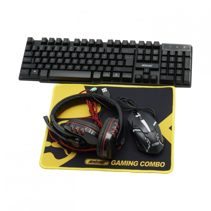 ΣΕΤ ΓΙΑ GAMING LED RGB ANDOWL Q-JP004 ΚΕΝΤΡΙΚΟ > ΕΙΔΗ ΥΠΟΛΟΓΙΣΤΩΝ > ΠΕΡΙΦΕΡΕΙΑΚΑ