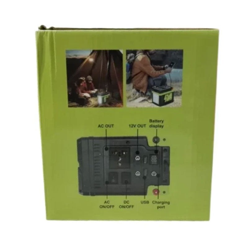 GDSUPER ΦΟΡΗΤΟ ΣΥΣΤΗΜΑ ΑΠΟΘΗΚΕΥΣΗΣ ΕΝΕΡΓΕΙΑΣ 100W AC 12V GD-1215AC