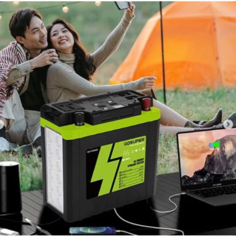 GDSUPER ΦΟΡΗΤΟ ΣΥΣΤΗΜΑ ΑΠΟΘΗΚΕΥΣΗΣ ΕΝΕΡΓΕΙΑΣ 150W ΜΕ AC/USB ΕΞΟΔΟ GD-1220AC