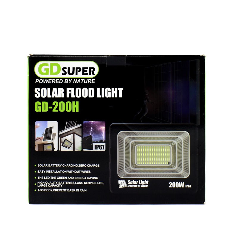 GDSUPER ΗΛΙΑΚΟΣ ΠΡΟΒΟΛΕΑΣ 200W 6500K GD-200H