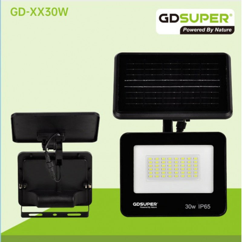 GDSUPER ΗΛΙΑΚΟΣ ΠΡΟΒΟΛΕΑΣ 30W IP65 GD-XX30W