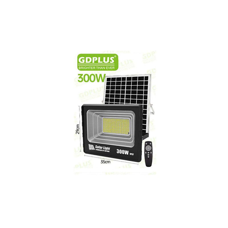 GDSUPER LED ΣΤΕΓΑΝΟΣ ΗΛΙΑΚΟΣ ΠΡΟΒΟΛΕΑΣ 300W ΨΥΧΡΟ ΛΕΥΚΟ 6500K GD-300H