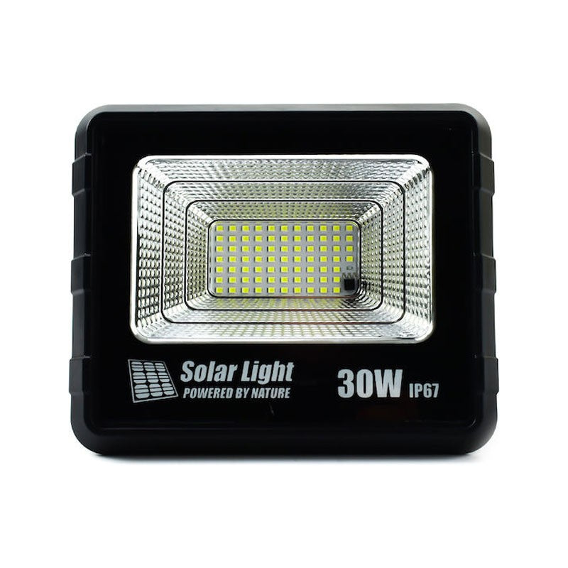 GDSUPER LED ΣΤΕΓΑΝΟΣ ΗΛΙΑΚΟΣ ΠΡΟΒΟΛΕΑΣ ΨΥΧΡΟ ΛΕΥΚΟ ΦΩΣ ΜΕ ΦΩΤΟΚΥΤΤΑΡΟ IP67 30W/6500K GD-30H