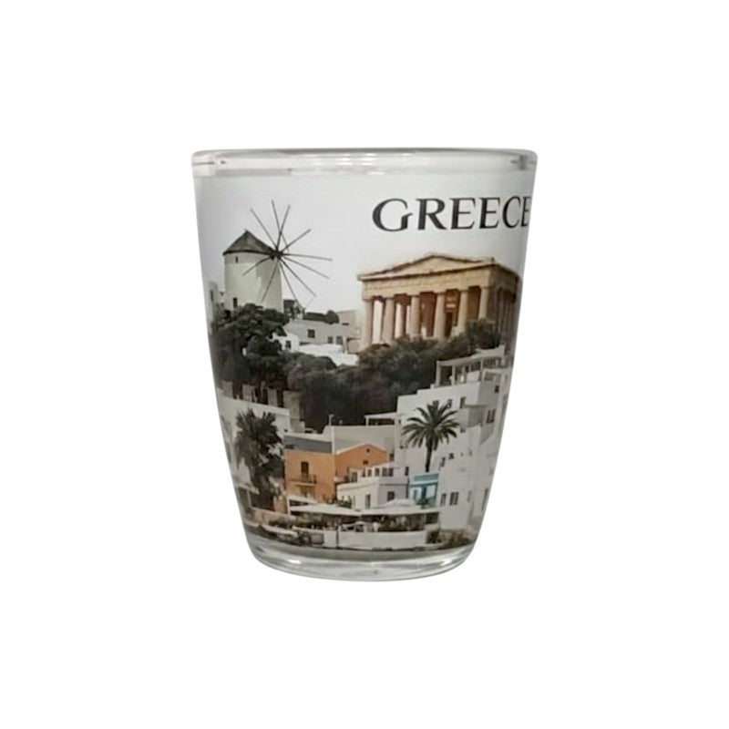 Ποτήρι σφηνάκι Souvenir - 20Z - Greece - Σετ 12 τεμάχια - 161273