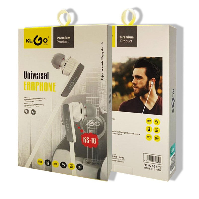 ΑΚΟΥΣΤΙΚΑ HANDS-FREE ΜΕ ΒΥΣΜΑ 3.5mm KS-16