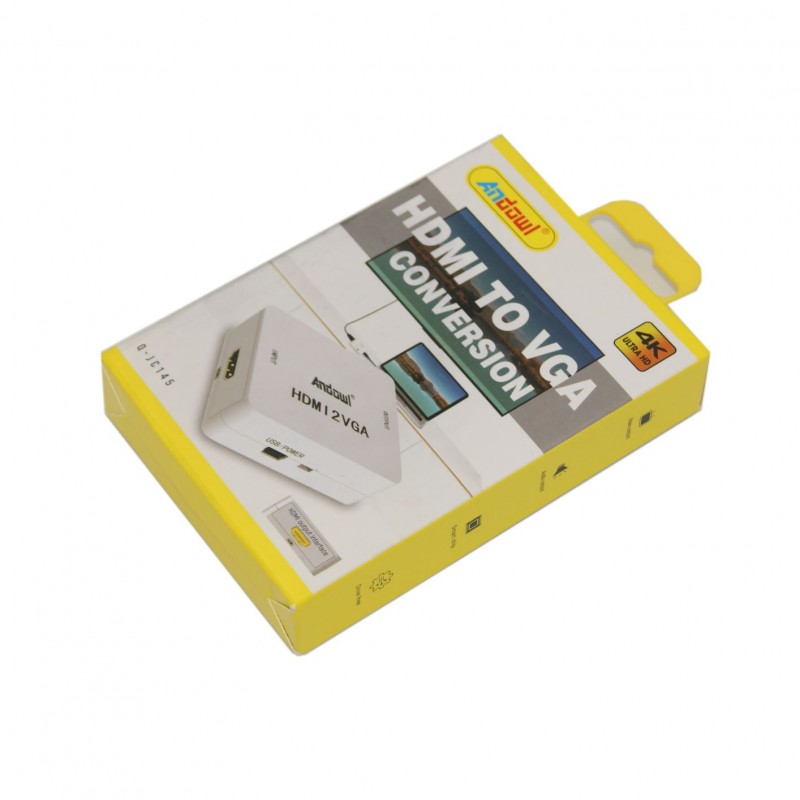 ΜΕΤΑΤΡΟΠΕΑΣ HDMI ΣΕ VGA ANDOWL AN-QJC145 ΚΕΝΤΡΙΚΟ > ΗΧΟΣ ΚΑΙ ΕΙΚΟΝΑ > ΑΞΕΣΟΥΑΡ ΗΧΟΥ ΚΑΙ ΕΙΚΟΝΑΣ