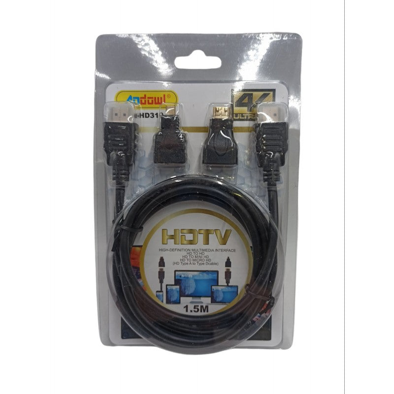 ΚΑΛΩΔΙΟ HDTV 4K ANDOWL Q-HD310 ΚΕΝΤΡΙΚΟ > ΕΙΔΗ ΥΠΟΛΟΓΙΣΤΩΝ > ΠΕΡΙΦΕΡΕΙΑΚΑ