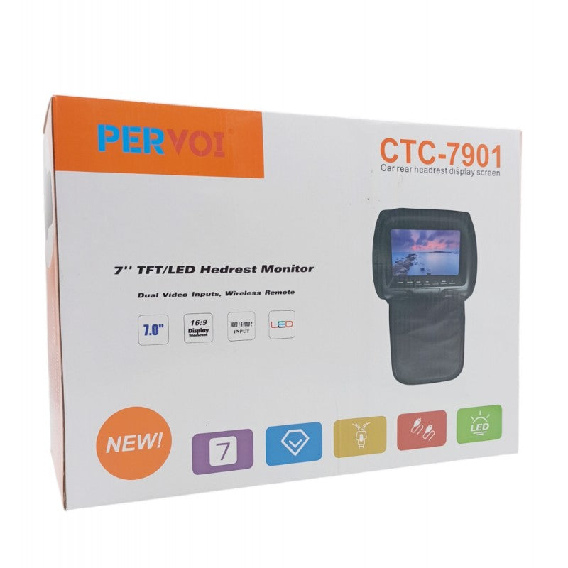 ΖΕΥΓΑΡΙ HEADREST MONITOR ME ΟΘΟΝΗ 7'' CTC-7901 AUTO/MOTO > ΗΧΟΣ & ΕΙΚΟΝΑ AUTO/MOTO > ΟΘΟΝΕΣ MEDIA & GPS