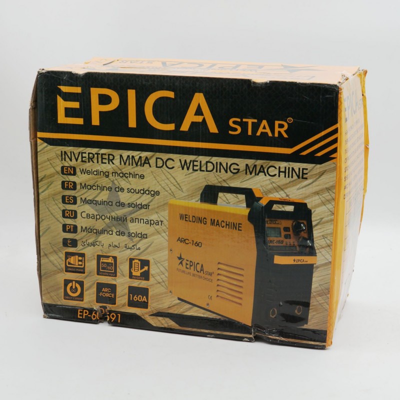 ΗΛΕΚΤΡΟΚΟΛΛΗΣΗ INVERTER 160A EPICA STAR TO-EP-60591 ΕΡΓΑΛΕΙΑ > ΕΡΓΑΛΕΙΑ ΜΠΑΤΑΡΙΑΣ