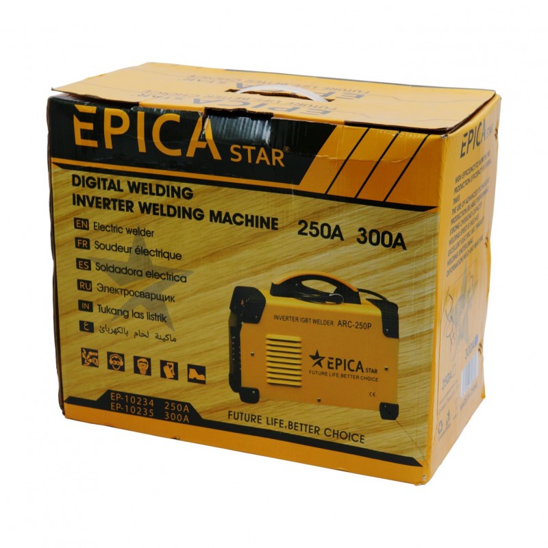 ΗΛΕΚΤΡΟΚΟΛΛΗΣΗ INVERTER 300A EPICA STAR EP-10235 ΕΡΓΑΛΕΙΑ > ΕΡΓΑΛΕΙΑ ΜΠΑΤΑΡΙΑΣ