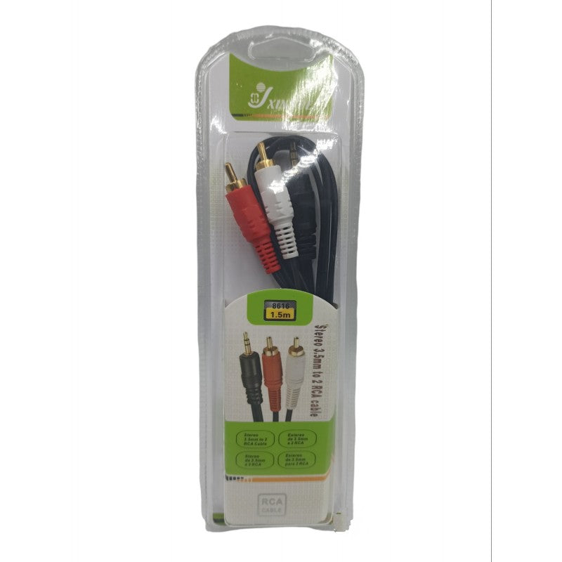 ΚΑΛΩΔΙΟ JACK 3.5mm ΣΕ RCA 1.5m YN-AU1.5M ΚΕΝΤΡΙΚΟ > ΕΙΔΗ ΥΠΟΛΟΓΙΣΤΩΝ > ΑΞΕΣΟΥΑΡ ΥΠΟΛΟΓΙΣΤΩΝ