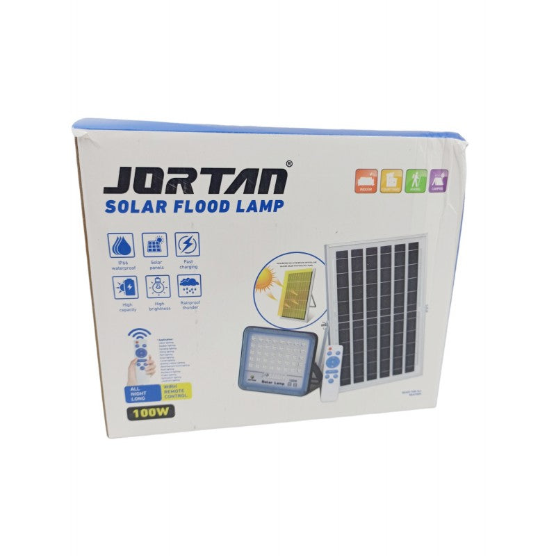 JORTAN LED ΗΛΙΑΚΟΣ ΠΡΟΒΟΛΕΑΣ 100W ΜΕ ΤΗΛΕΧΕΙΡΙΣΜΟ JT-BS100W-TFTZ