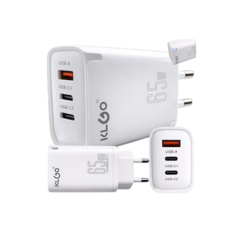 KLGO ΦΟΡΤΙΣΤΗΣ ΓΡΗΓΟΡΗΣ ΦΟΡΤΙΣΗΣ 65W 2 PD+QC3.0 PD-71 ΚΕΝΤΡΙΚΟ > ΤΗΛΕΦΩΝΑ ΚΑΙ ΑΞΕΣΟΥΑΡ > ΦΟΡΤΙΣΤΕΣ