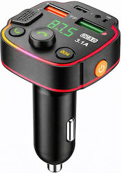 Poly FM Transmitter Αυτοκινήτου με Bluetooth / USB / MicroSD Κωδικός: PL-653