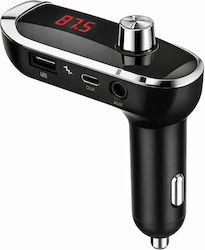 Poly FM Transmitter Αυτοκινήτου με Bluetooth / USB / AUX Κωδικός: PL-656