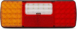 Δεξί Led Πίσω Φανάρι Φορτηγού Τρέιλερ 12v-24v 61 Led 30.5w Ip67 330x120mm Sq-0015 Κωδικός: QC-1016