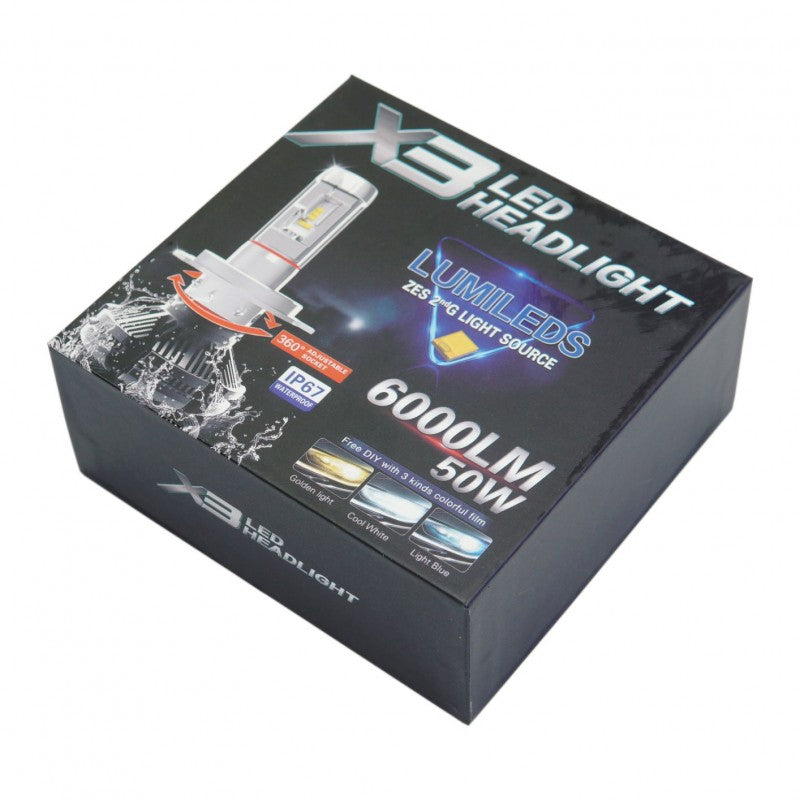 LED ΠΡΟΒΟΛΕΙΣ ΑΥΤΟΚΙΝΗΤΟΥ ΤΥΠΟΥ Η1 Χ3-Η1 AUTO/MOTO > ΦΩΤΙΣΜΟΣ AUTO/MOTO > LED ΦΩΤΑ/ΠΡΟΒΟΛΕΙΣ > H1