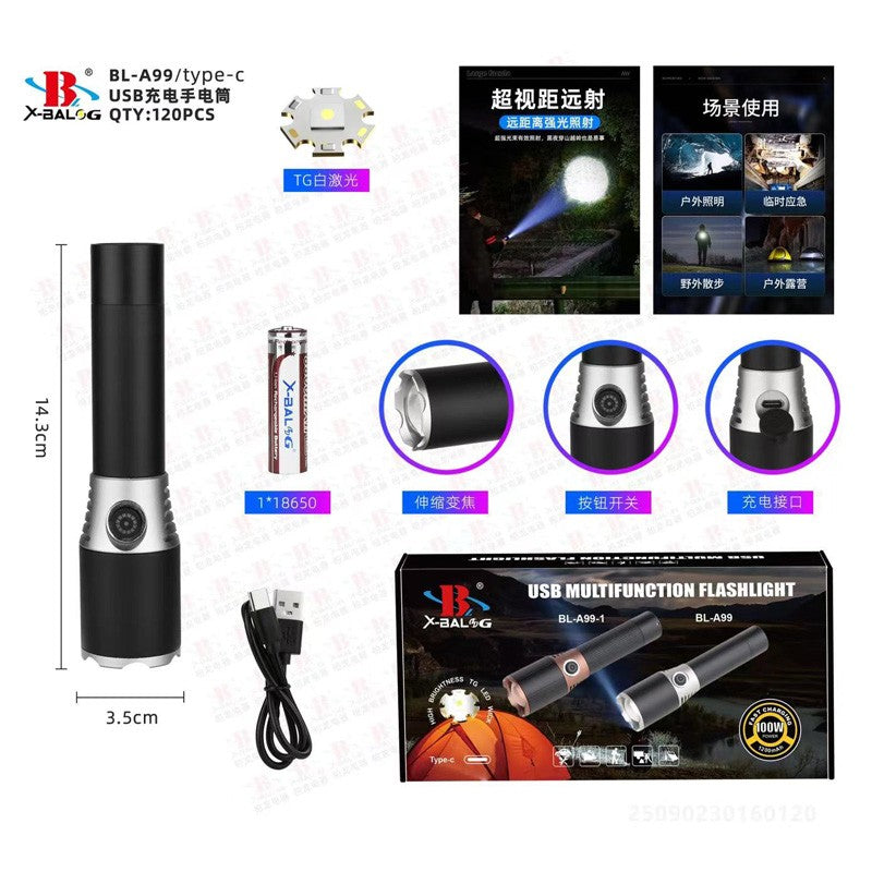 LED ΕΠΑΝΑΦΟΡΤΙΖΟΜΕΝΟΣ ΦΑΚΟΣ 100W BL-A99 HOBBY > ΚΑΜΠΙΝΓΚ > ΛΑΜΠΕΣ ΚΑΙ ΦΑΚΟΙ