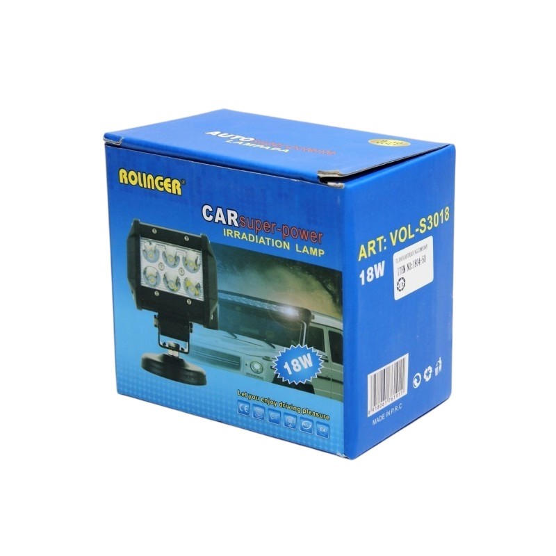 LED ΠΡΟΒΟΛΕΑΣ ΔΙΑΣΠΟΡΑΣ 18W VOL-S3018-F AUTO/MOTO > ΦΩΤΙΣΜΟΣ AUTO/MOTO > LED ΦΩΤΑ/ΠΡΟΒΟΛΕΙΣ