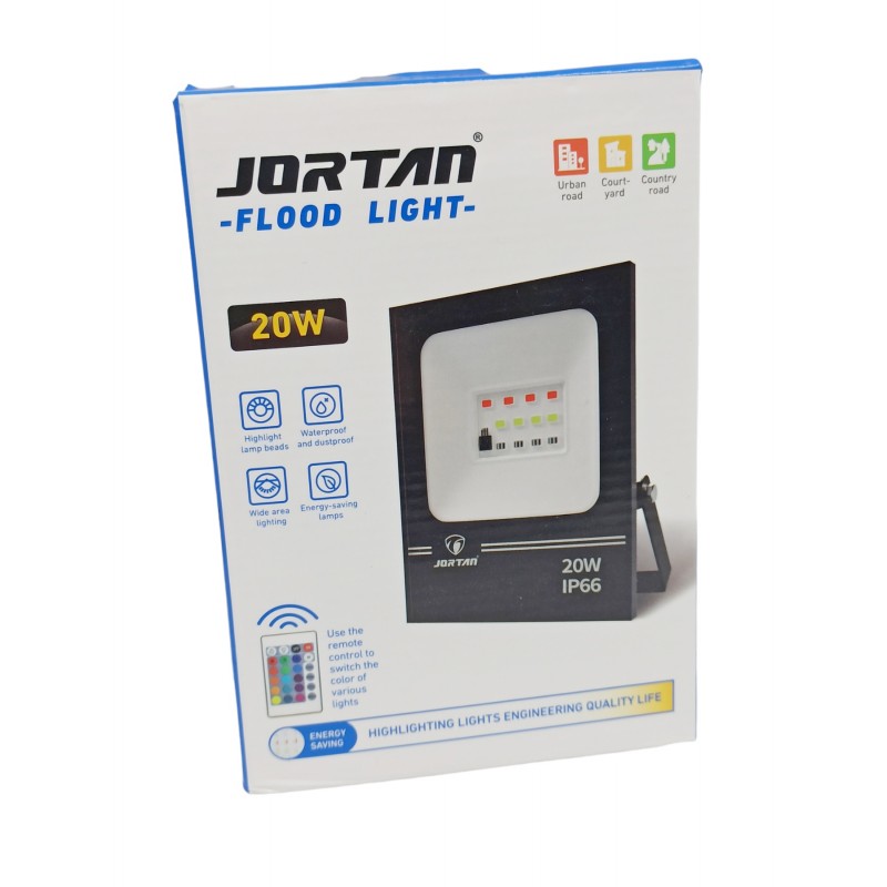 LED ΠΡΟΒΟΛΕΑΣ 20W/RGB/220V JGTGD-TP20WRGB ΚΕΝΤΡΙΚΟ > ΦΩΤΙΣΜΟΣ > ΠΡΟΒΟΛΕΙΣ