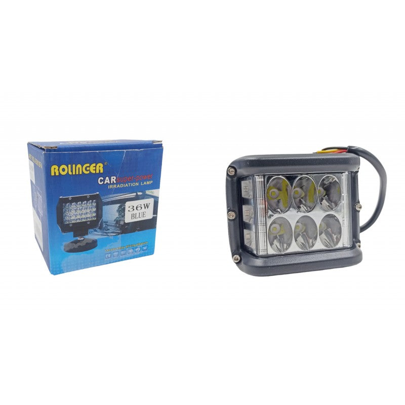 LED ΠΡΟΒΟΛΑΚΙ 36W ΛΕΥΚΟ/ΜΠΛΕ VOL-S3018F4-B AUTO/MOTO > ΦΩΤΙΣΜΟΣ AUTO/MOTO > LED ΦΩΤΑ/ΠΡΟΒΟΛΕΙΣ