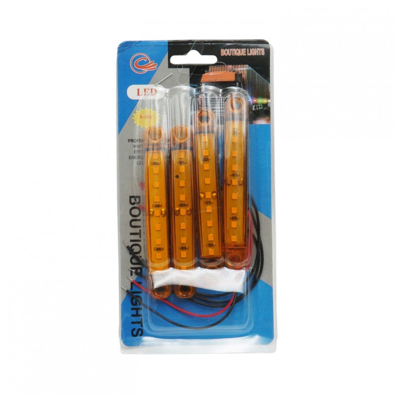 LED ΦΩΤΑ ΟΓΚΟΥ ΦΟΡΤΗΓΟΥ ΣΕΤ 4ΤΜΧ SJ-9971Y AUTO/MOTO > ΦΩΤΙΣΜΟΣ AUTO/MOTO > ΦΩΤΑ ΓΙΑ ΦΟΡΤΗΓΑ