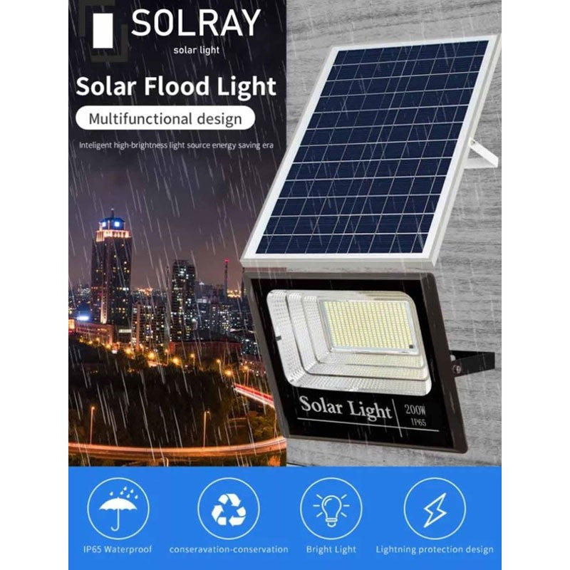 LED ΗΛΙΑΚΟΣ ΠΡΟΒΟΛΕΑΣ 40W 840lm IP65 ΨΥΧΡΟ ΦΩΣ HP-S01C