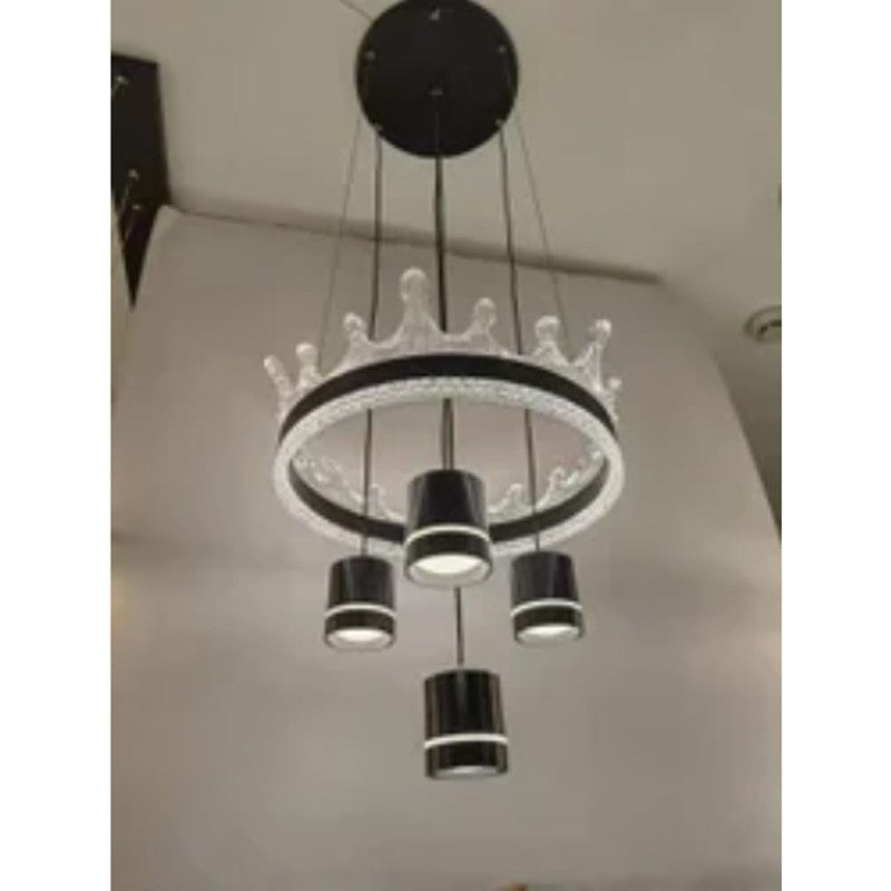 ΚΡΕΜΑΣΤΟ ΦΩΤΙΣΤΙΚΟ LED ΣΕ ΣΧΗΜΑ ΚΟΡΩΝΑΣ AD-06933 ΚΕΝΤΡΙΚΟ > ΦΩΤΙΣΜΟΣ > ΠΟΛΥΦΩΤΑ ΚΑΙ ΣΠΟΤ