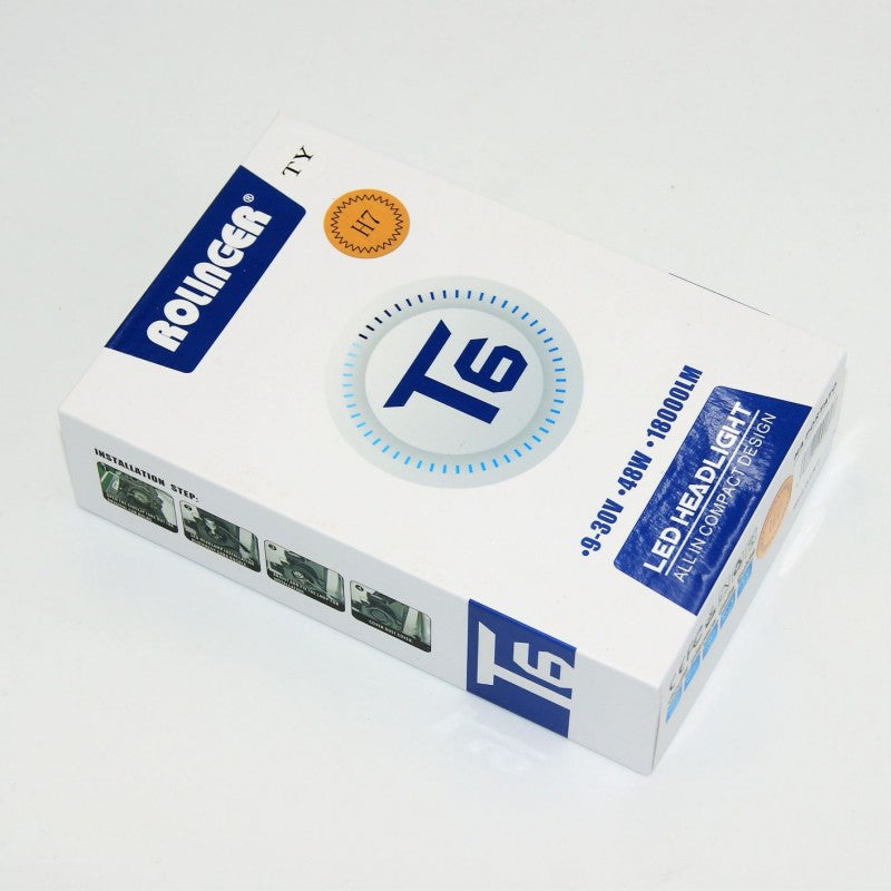 ΛΑΜΠΕΣ LED H7 AYTOKINHTOY T6 ROLINGER T6-H7 AUTO/MOTO > ΦΩΤΙΣΜΟΣ AUTO/MOTO > LED ΦΩΤΑ/ΠΡΟΒΟΛΕΙΣ > H7