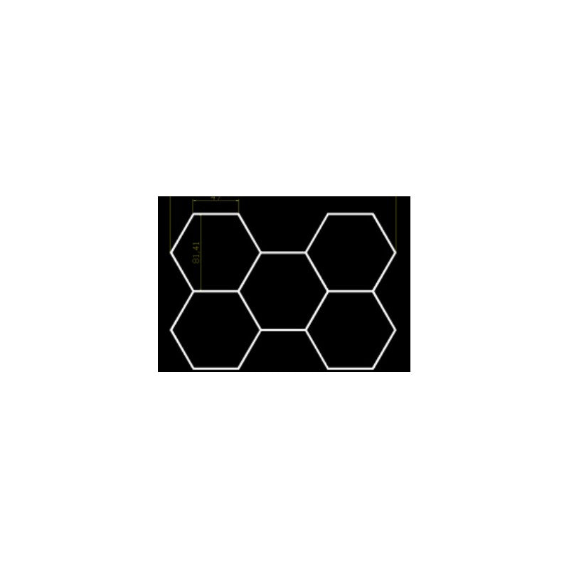 ΣΥΣΤΗΜΑ ΦΩΤΙΣΜΟΥ LED HEXAGON   AD-06920 ΚΕΝΤΡΙΚΟ > ΦΩΤΙΣΜΟΣ