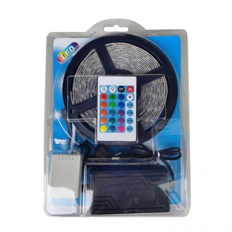 LED RGB ΤΑΙΝΙΑ ΤΡΟΦΟΔΟΣΙΑΣ 12V 5m RLG-YH016 ΚΕΝΤΡΙΚΟ > ΦΩΤΙΣΜΟΣ > ΤΑΙΝΙΕΣ LED