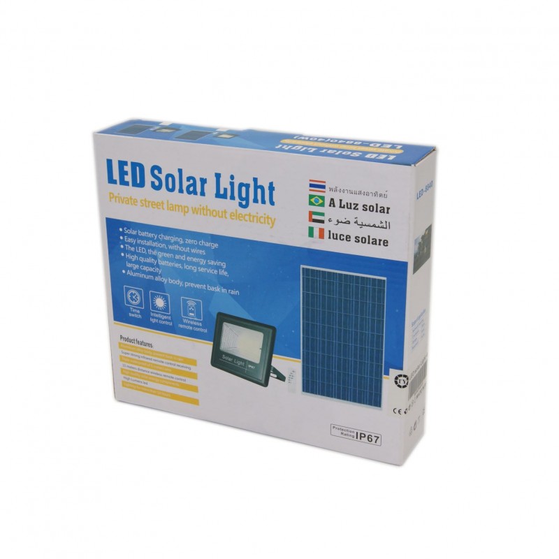 LED ΗΛΙΑΚΟΣ ΠΡΟΒΟΛΕΑΣ SOLAR 40W IP67 LED-8840 ΚΕΝΤΡΙΚΟ > ΦΩΤΙΣΜΟΣ > ΠΡΟΒΟΛΕΙΣ