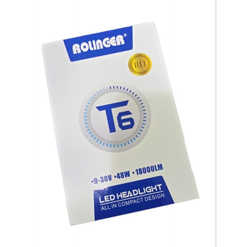 ΣΕΤ ΛΑΜΠΕΣ LED ΑYTOKINHTOY T6/H11 ROLINGER T6-H11 AUTO/MOTO > ΦΩΤΙΣΜΟΣ AUTO/MOTO > LED ΦΩΤΑ/ΠΡΟΒΟΛΕΙΣ > H11