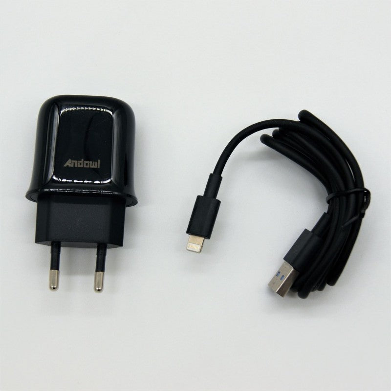 LIGHTING ΦΟΡΤΙΣΤΗΣ 2.1A  ANDOWL QY-W0614-IP ΚΕΝΤΡΙΚΟ > ΤΗΛΕΦΩΝΑ ΚΑΙ ΑΞΕΣΟΥΑΡ > ΦΟΡΤΙΣΤΕΣ